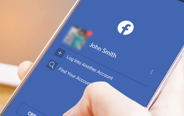 Switch Between Facebook Accounts on iphone